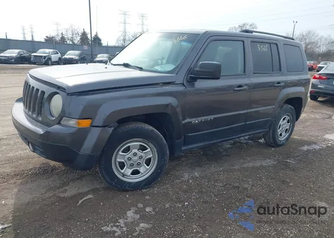 2016 Jeep Patriot Sport z USA, uszkodzony, nr VIN 1C4NJRBB5GD594805